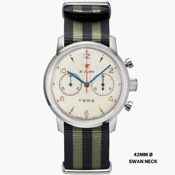 seagull 1963 42mm st1901 orologio cronografo