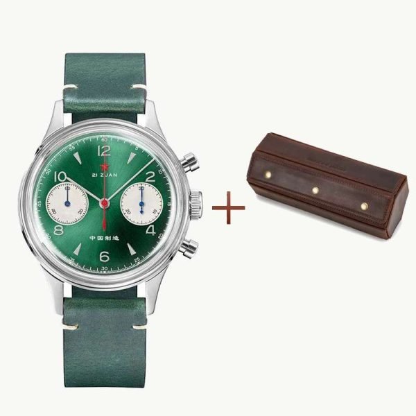 Seagull 1963 Green Panda Edition mit Uhrenaufbewahrung