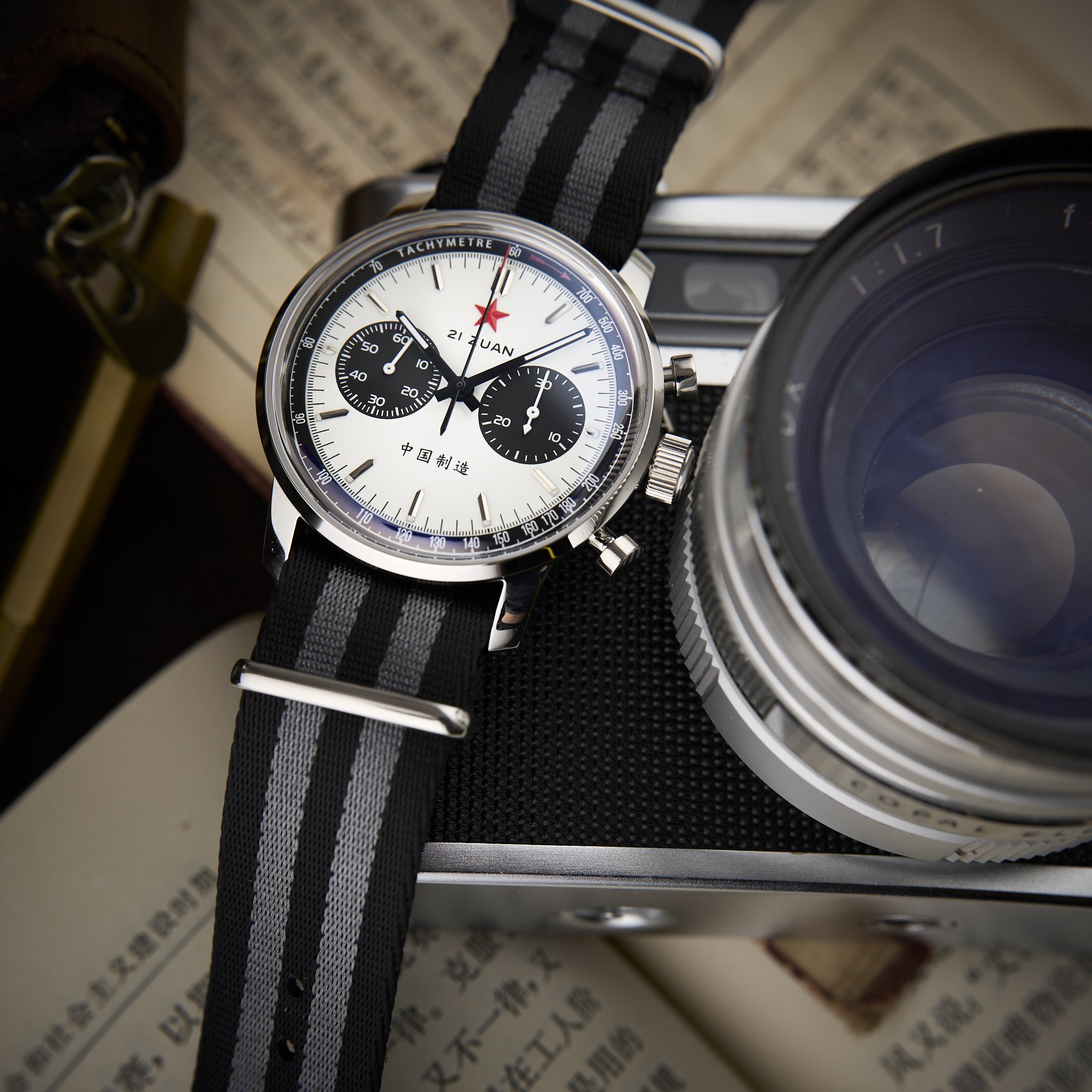 Classics Aviation 1963 Pilot Watch Retro Quartz Chronograph Army | eBay